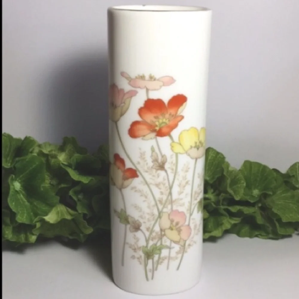 Vintage Otagiri Meadow Flowers Vase Japan